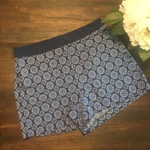 Forever 21 Blue & White High Waist Shorts